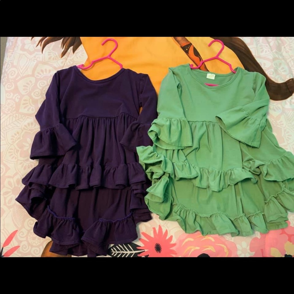3T hi-low tunics with 3/4 sleeves